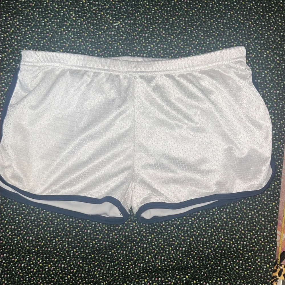 Women's White Athletic Shorts